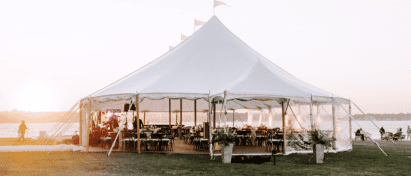 White Party tent rental NY Tri-State Area — Party Line Rentals