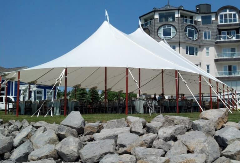Tent Rentals l Tidewater Sailcloth Tent l Party Line Rentals