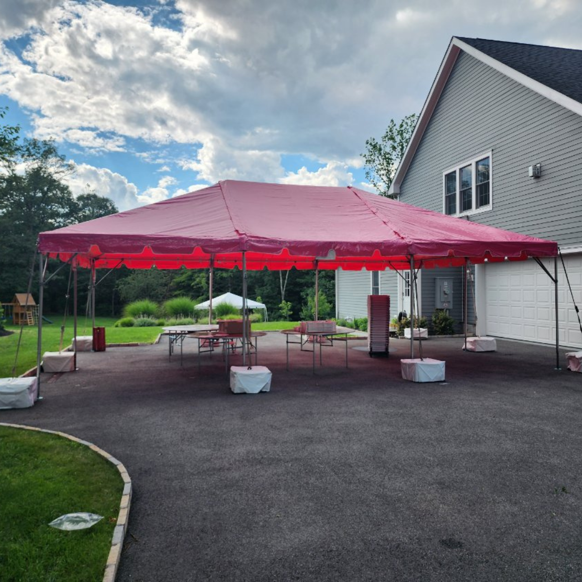 pink tent