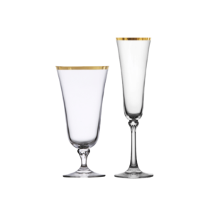 Gold Rim Glass Collection
