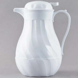 white insulated pitcher