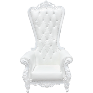 Throne Chair - All White