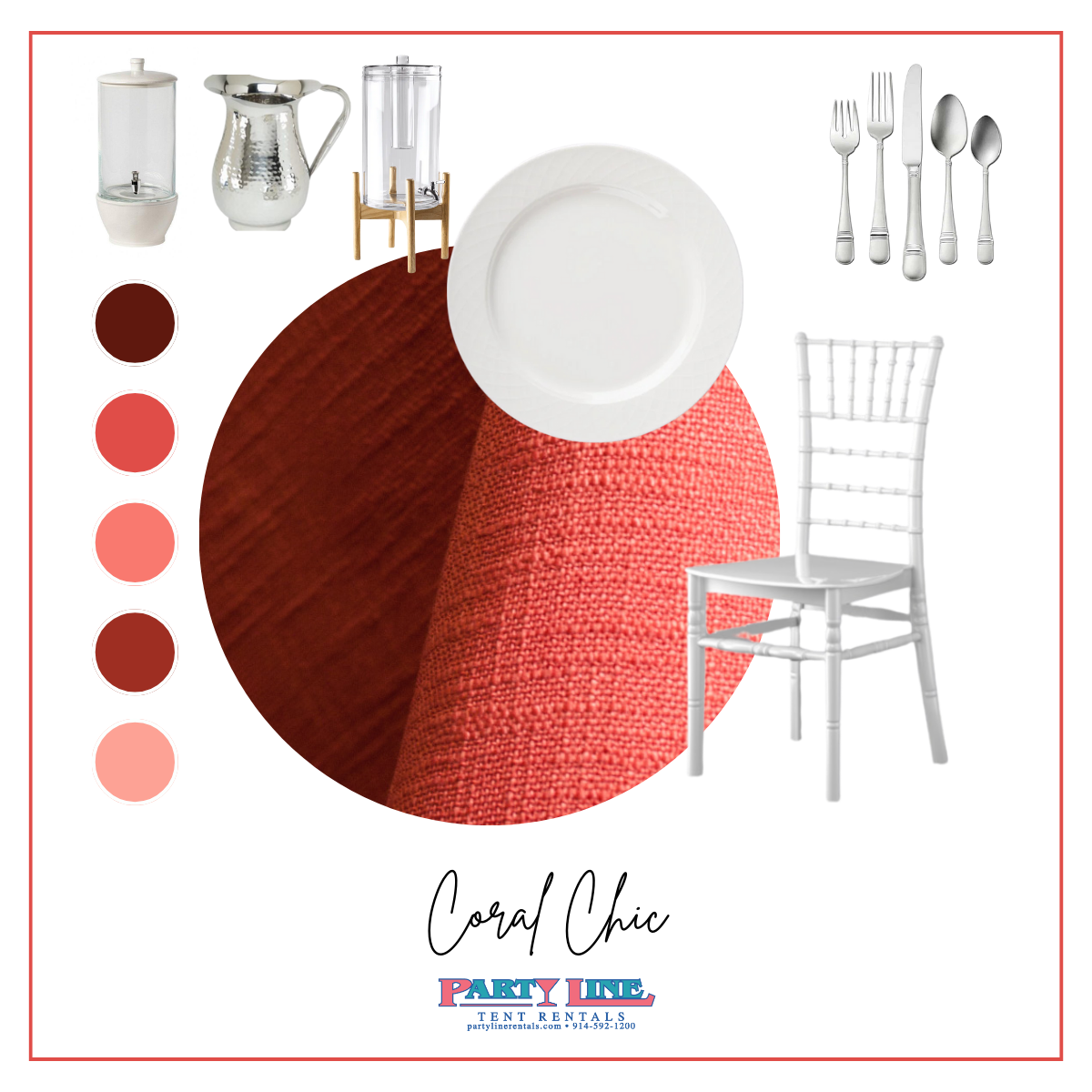 PLR - coral chic