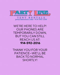 Party Line Rentals | Event & Party Rentals in NY Tri-State