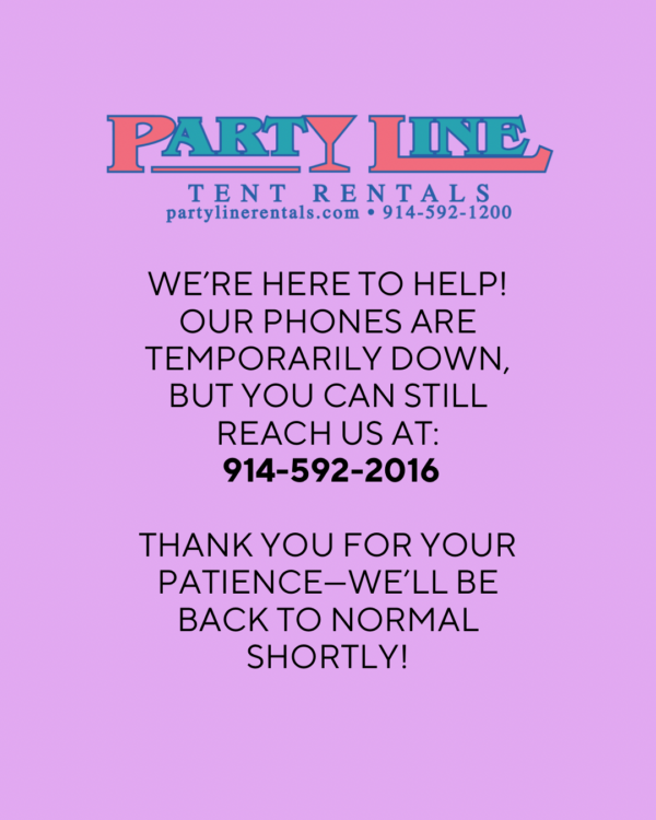 Party Line Rentals | Event & Party Rentals in NY Tri-State