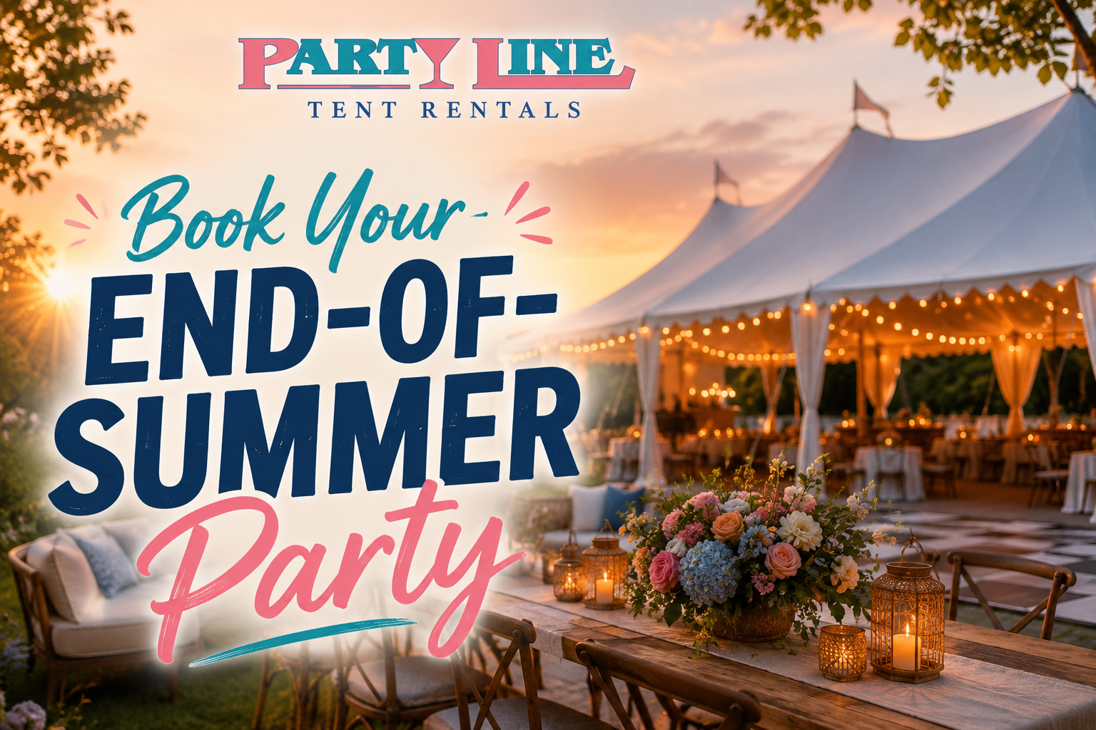 Book Your End-of-Summer Party Before Dates Fill Up