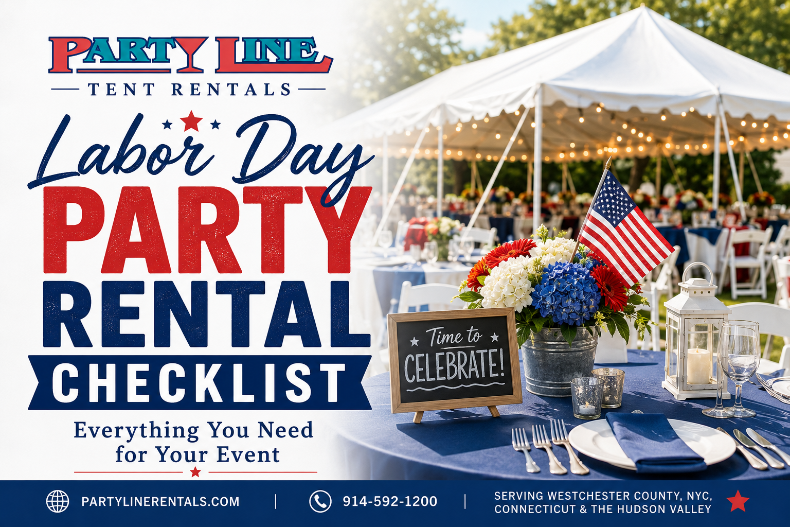 Labor Day Party Rental Checklist: Everything You Need for Your Event