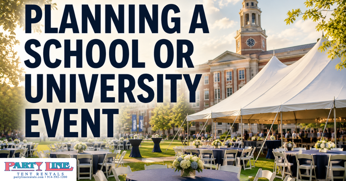 Planning a School or University Event: Your Complete Rental Checklist